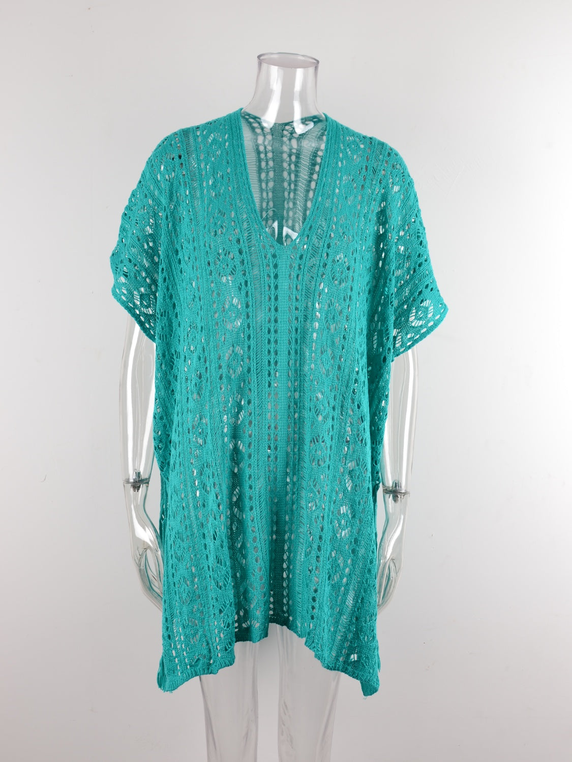 Cutout V-Neck Cover-Up with Tassel 12 colors to choose from